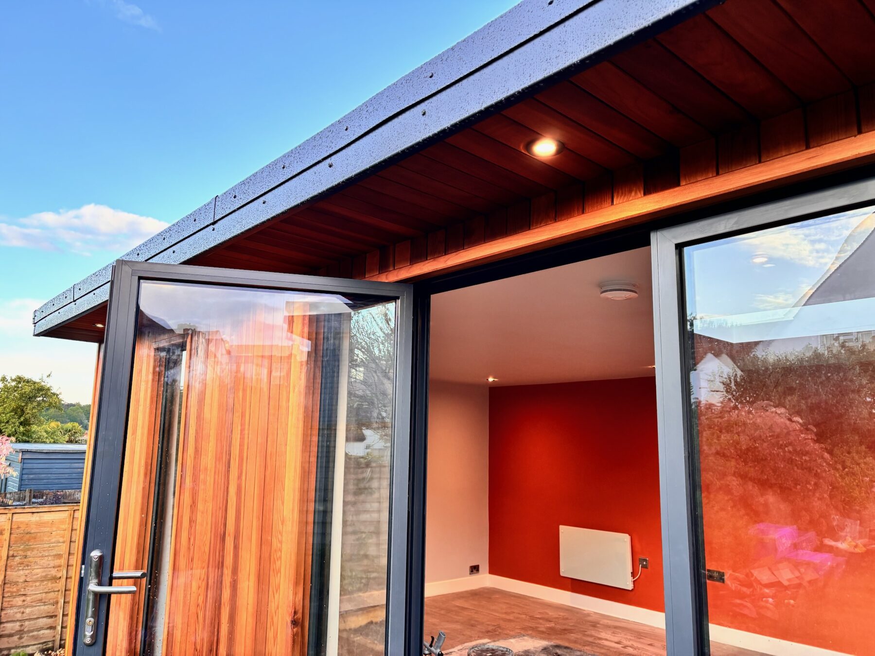 Finished garden room landscape photo 1
