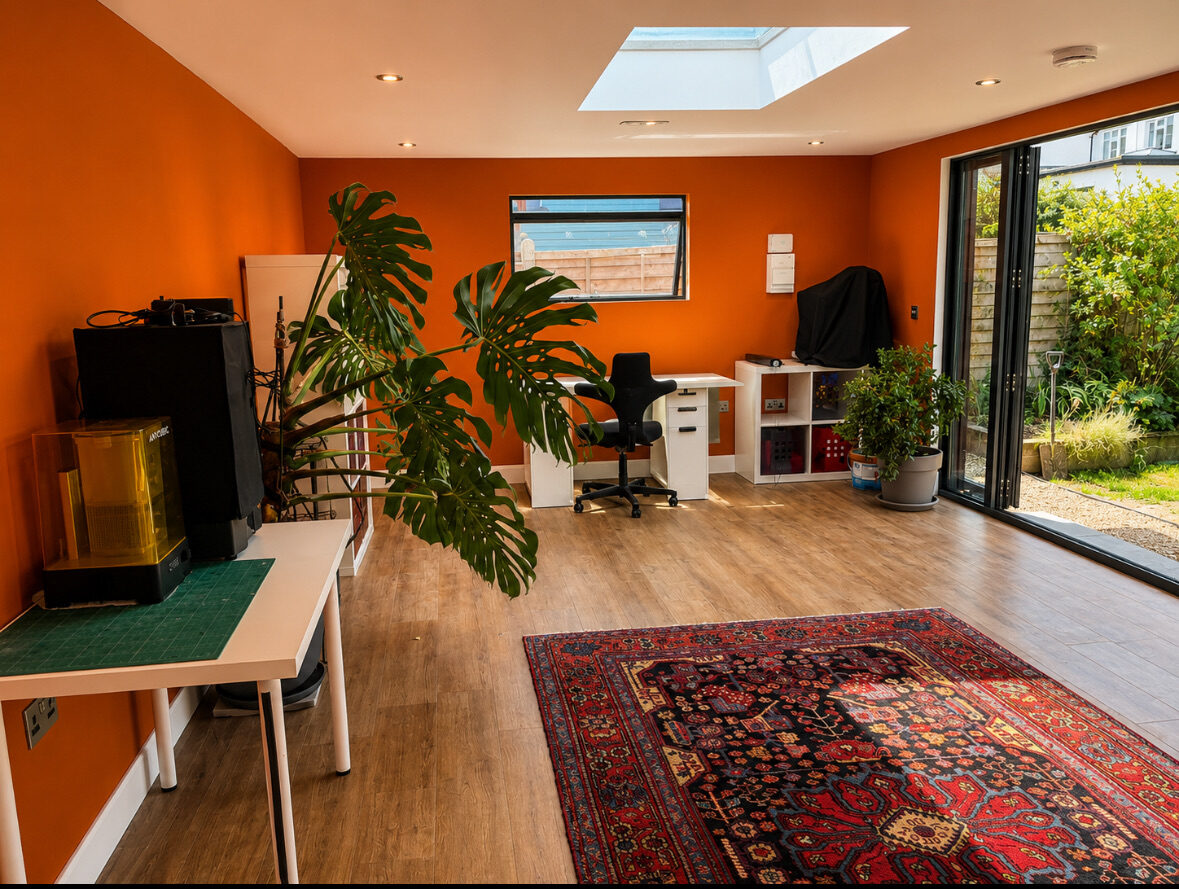 Finished garden room landscape photo 5