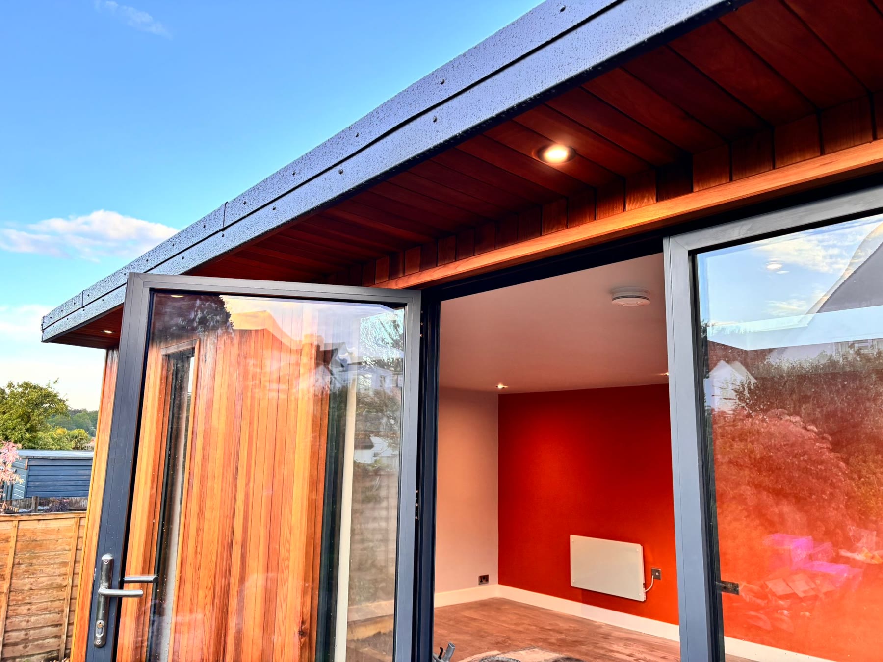 Finished garden room landscape photo 9