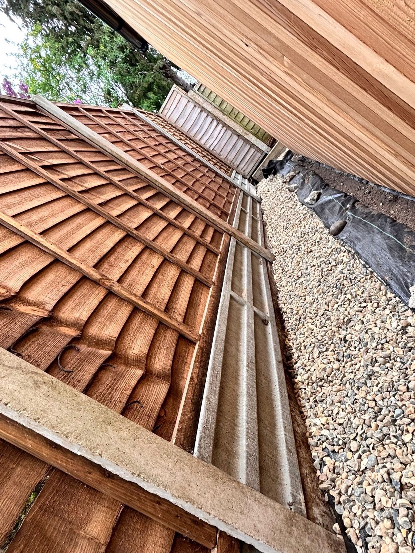 Garden room build progress portrait photo 5