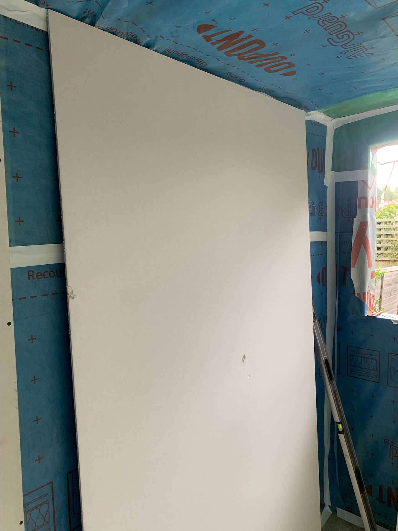Garden room build progress portrait photo 6